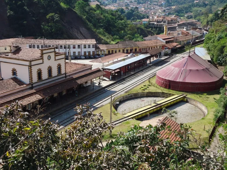 Estação ferroviária de Ouro preto colonial.